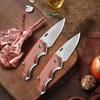 New Stainless Steel Folding Kitchen Knife, Portable Pocket Knife, Forging Butcher's Meat, Meat, Fruit, Barbecue Plastic Handle