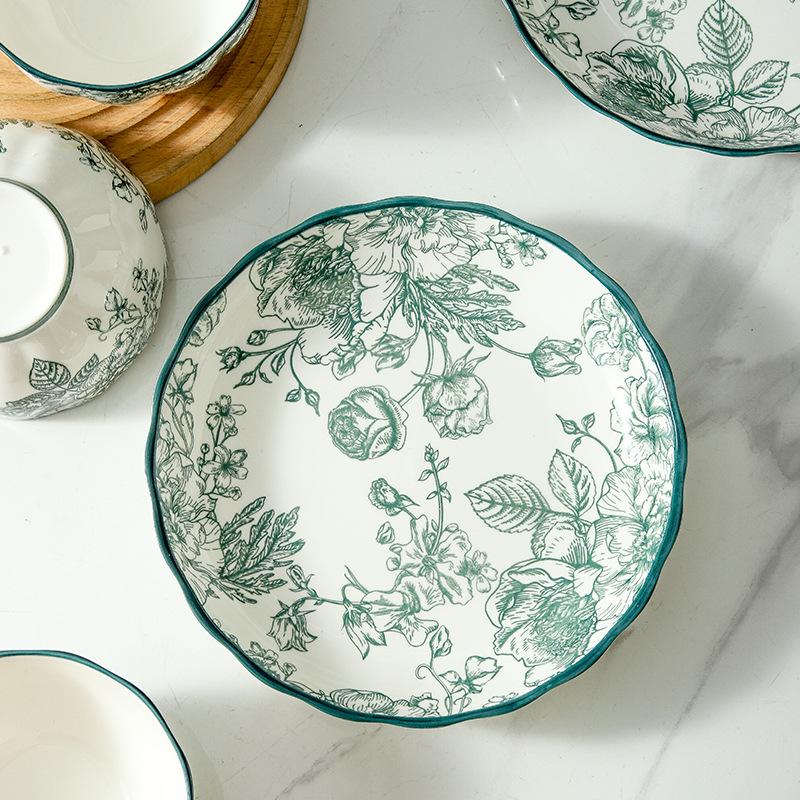 Керамические миски, тарелки, наборы посуды в японском стиле, сувениры из керамики высокой ценности, подарки для открытия бизнеса, посуда, легкая роскошь