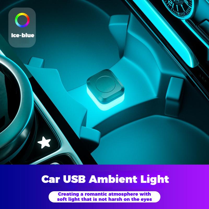Новый мини универсальный USB автомобильный интерьерный окружающий свет светодиодный сигнальный свет автомобильный свет для чтения украшения автомобильные интерьерные аксессуары свет