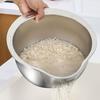Ситечко для мойки риса из нержавеющей стали, чаша для быстрого дренажа, чаша для мытья риса, сито для риса, дуршлаг, сито для фруктов и овощей, кухонные инструменты