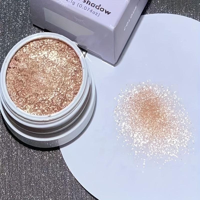 Hourly Light Monochrome Eye Shadow Glitter Sequins Pearlescent Highlight Brightening Convenient Student Eye Shadow Palette