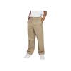 Loose Fit Solid Color Comfortable Sports Pants Kids Bottoms Khaki FN9215-247