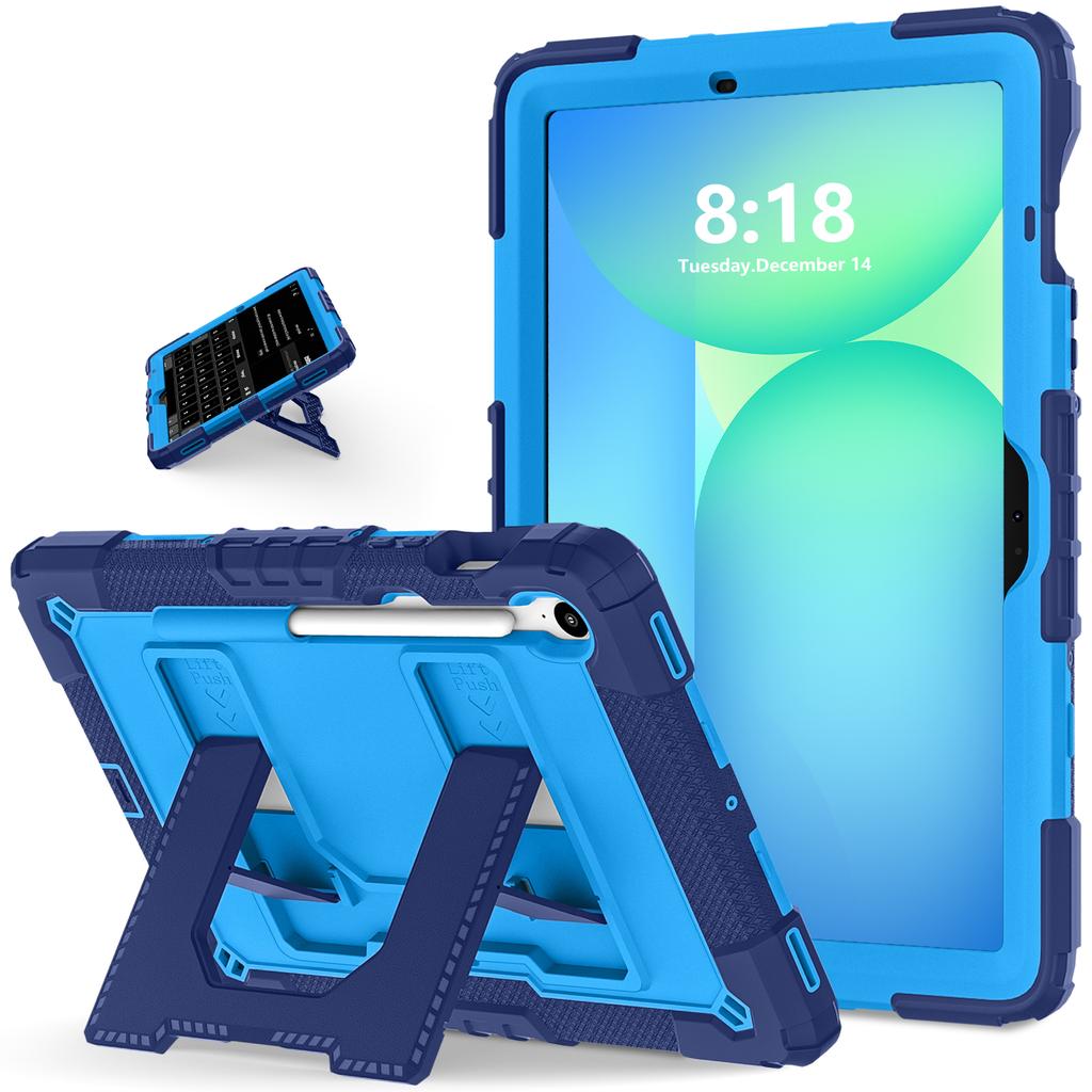 Чехол-подставка для Samsung Tab S10 Lite S9 FE Tab A11 A9 Plus A9+ A11+ Чехол для планшета Прочный Толстый Ударопрочный Жесткий Чехол