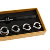 Watch Back Case Opener Wrench Dies Easy To Use 18.5/20.2/22.5/26.5/28.3/29.5mm Repair Tool Set