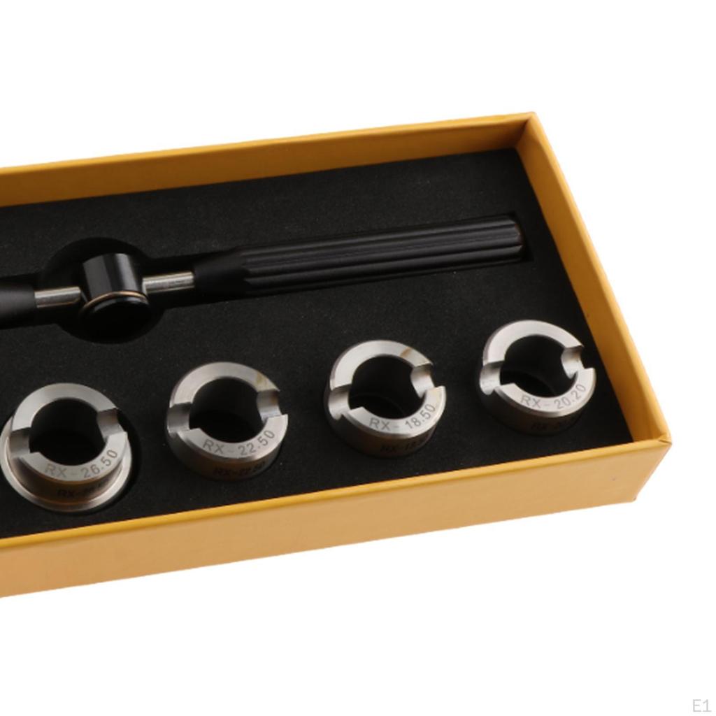 Watch Back Case Opener Wrench Dies Easy To Use 18.5/20.2/22.5/26.5/28.3/29.5mm Repair Tool Set