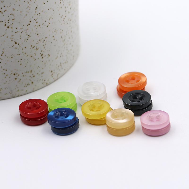 Перламутровые однотонные пуговицы с четырьмя отверстиями для манжет и воротников рубашек