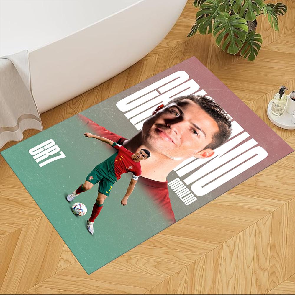Cristiano Ronaldo Floor Mat Design for Living Rooms Foyer Kitchen Decorate room Anti-slip Rug Office home decor
