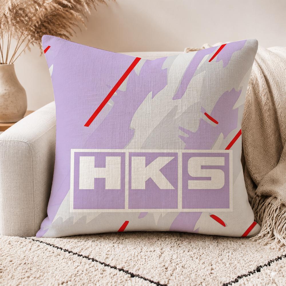 PCool HKS Car Cushion Cover Linen Doublesided Printed Cushion Cover sofa pillow caseNordic Home Decor