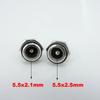 10Pcs 3.5*1.3mm 5.5*2.1mm 5.5*2.5mm DC Power Jack DC022B 5.5 X 2.1mm Panel Mount Connector