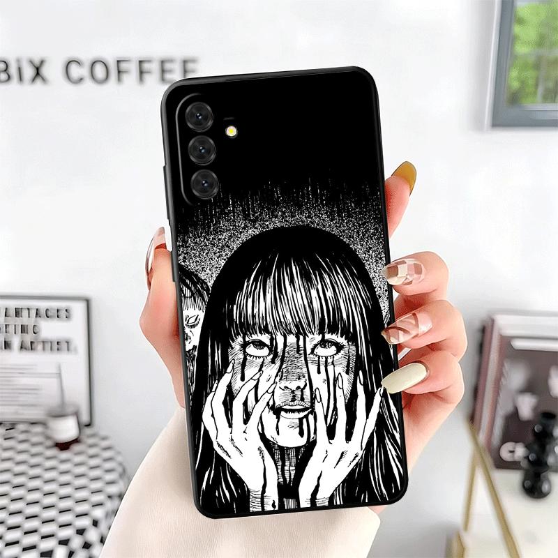 Японский Хоррор Аниме Мягкий Чехол для Телефона для Samsung A17 A37 A57 A16 A26 A36 A56 A15 A25 A35 A55 A14 A24 A34 A54 A13 A23 A33 A53 A5