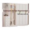 Italian Light Luxury Cream Wardrobe - Simple Assembly, Large Storage for Bedroom and Children's Room