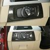 Carbon Frame Fiber Switch Headlight Trim Cover For BMW3 Series E90 E92 E93 05-12