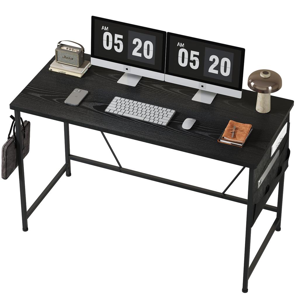 YeTom Computer PC Ширина 120 x Глубина Рабочий стол с местом для хранения Рабочий стол с кронштейном для монитора для дома и офиса Легко чернить, стол, стол, 55 см, сумка,