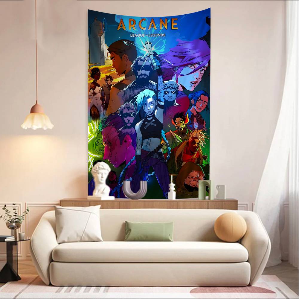 AArcane LLOL Classic Animation Cartoon Tapestry Wall Hanging Decoration Household Home Decor