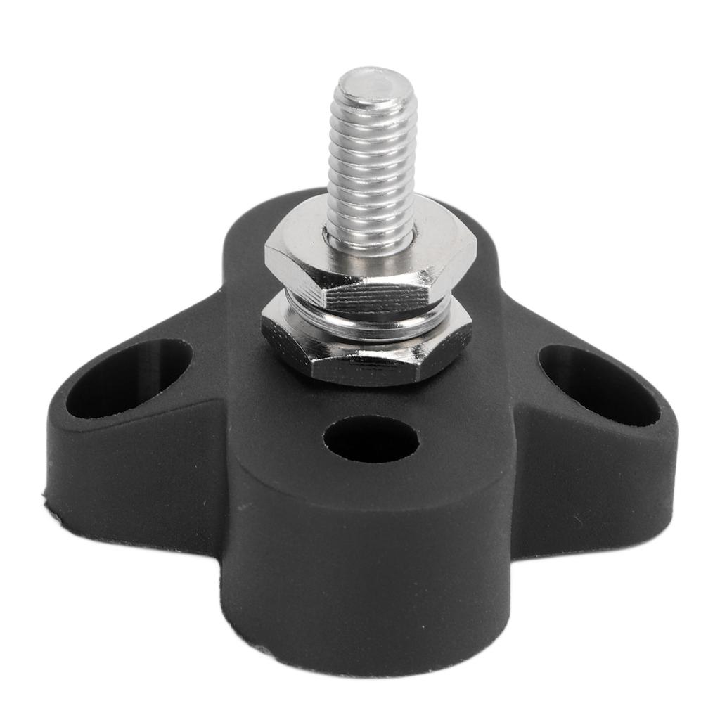 48V M6 Heavy Duty Battery Power Distribution Terminal Block Junction Post for Car Marine Trailer RV Boat