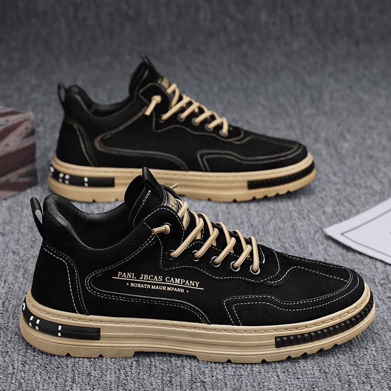 Board Shoes Men's Autumn 2025 New Summer Men's Shoes Casual Sports Versatile Work Kitchen Wear-resistant Non-slip Moisture Shoes