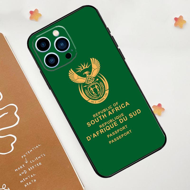 South African Flag Phone Case For iPhone 17 Pro Max 14 13 12 11 15 16 Pro Max mini 15 Plus 16e 17 Air Funda