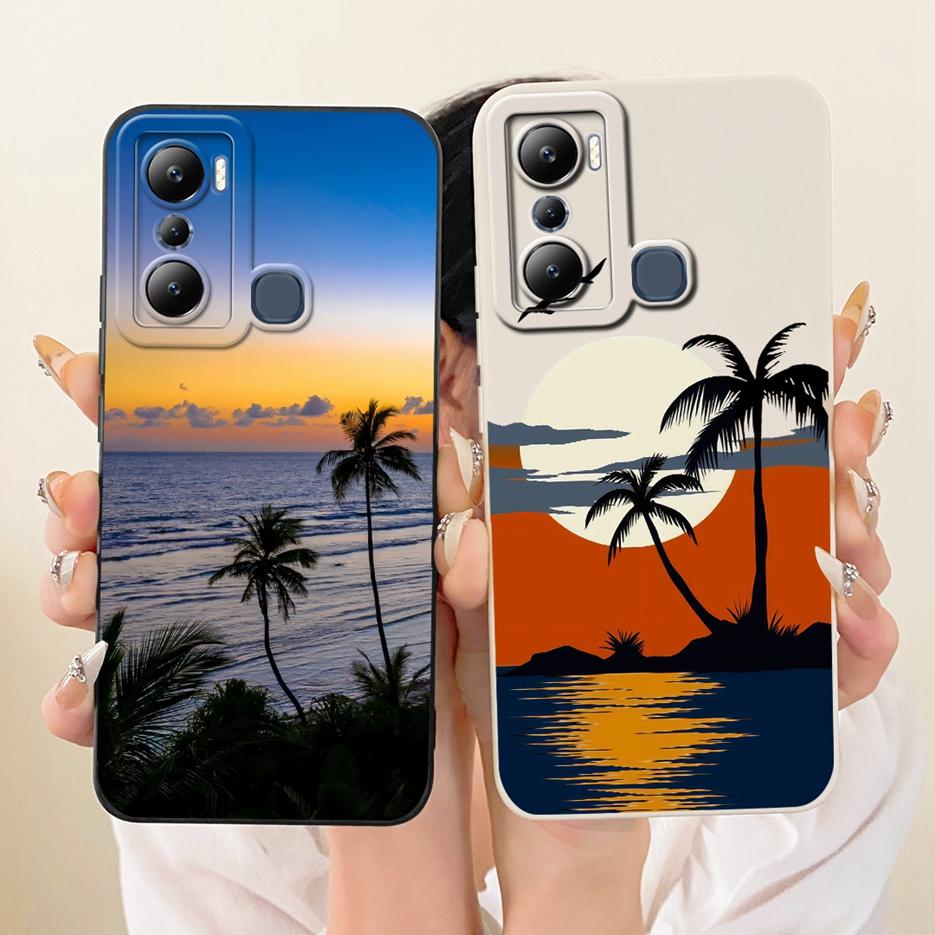 Чехол для Infinix Hot 20i Hot 20S X6827 Роскошные Цветы Конфетный Расписной Чехол Мягкий Силиконовый Чехол Для Infinix Hot 20 Play Hot20 Корпус