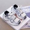 Детская спортивная обувь 2025 новая осенняя обувь для мальчиков обувь для мальчика сокровище обувь для папы для девочек популярная обувь для больших детей белая девочка