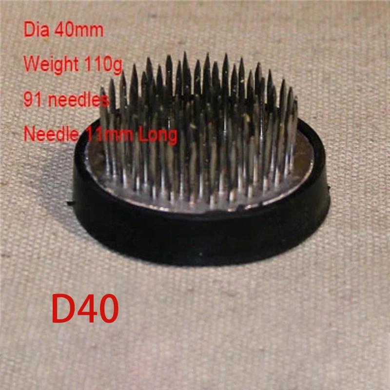 Japanese Flower Arrangement Pin Needle Ikebana Kenzan Flower Frog Art Fixed Arranging Tool Garden Decor Plant Pot Base Holder