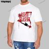 Ashy Slashy Chainsaw T shirt Unisex Blood Letter Print Tees Ash Vs Evil Dead TShirt Fashion Short Sleeve Saws Costume Mal tshirts