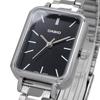 Casio Casio Standard Дешевые женские часы Casio, Металл латунь, Серебристый/Черный, LTP-V009D-1E [Параллельный импорт]