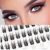 1 набор накладных ресниц, естественный вид, пушистые, многоразовые, женские, индивидуальные, накладные ресницы, инструменты для макияжа на сцене и вечеринке