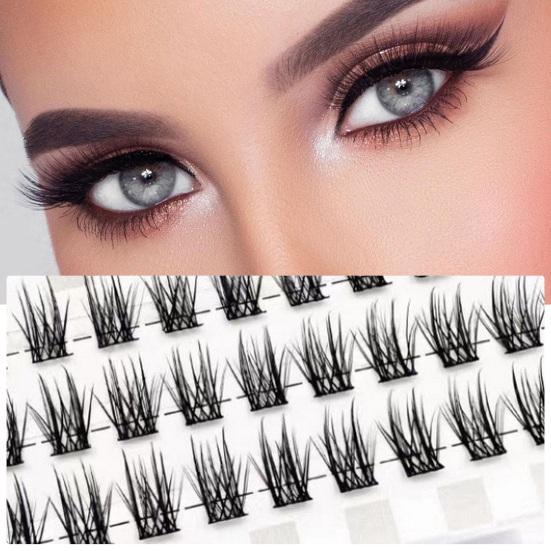 1 набор накладных ресниц, естественный вид, пушистые, многоразовые, женские, индивидуальные, накладные ресницы, инструменты для макияжа на сцене и вечеринке