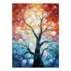 Colorful Abstract Flower Tree Landscape Poster and Prints, Canvas Painting, Wall Art for Living Room, Home Decor