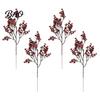Reusable Harvest Festival Flower Stems Realistic Artificial Flowers for Autumn Home Decoration, Silk Floral Safe Faux Decor Pets Branches Halloween