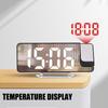 Digital Projection Clock Multifunctional Indoor Outdoor Digital Alarm LED Display Bedside Desktop Clock Home Dorm Office Decor