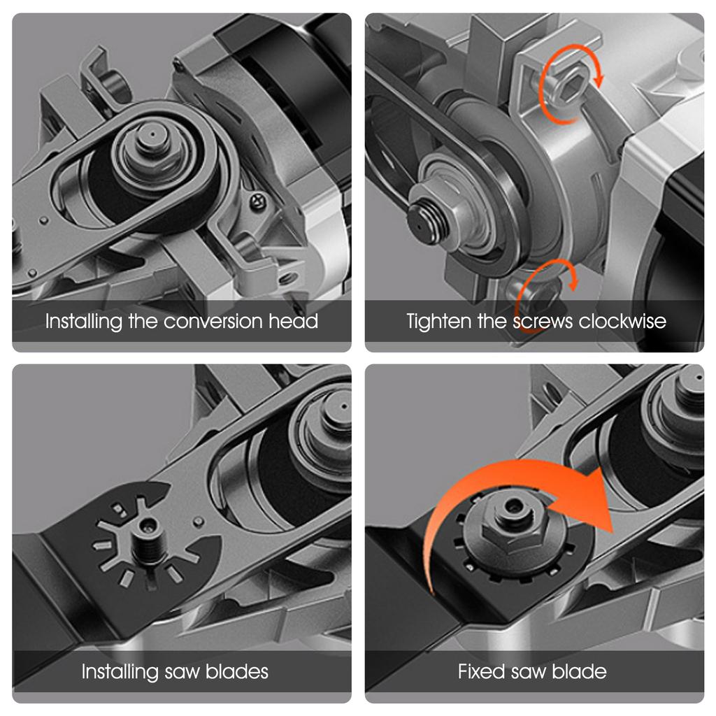 Angle Grinder Conversion Universal Head Adapter M10 Thread Polishing Oscillating Power Tool Converter for Edge Grinding