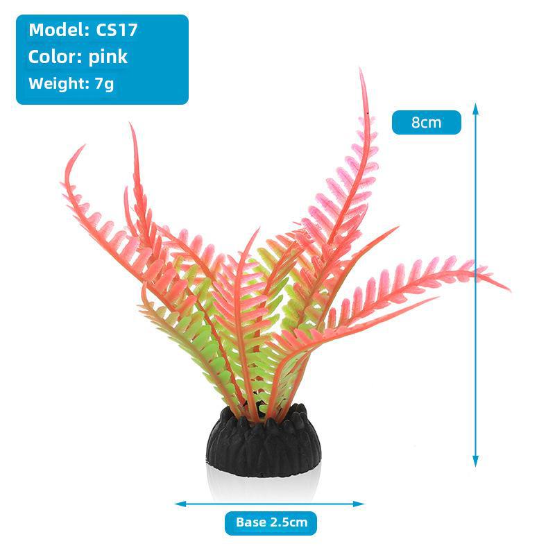 Aquarium Landscaping Plastic Artificial Plants - CS Series