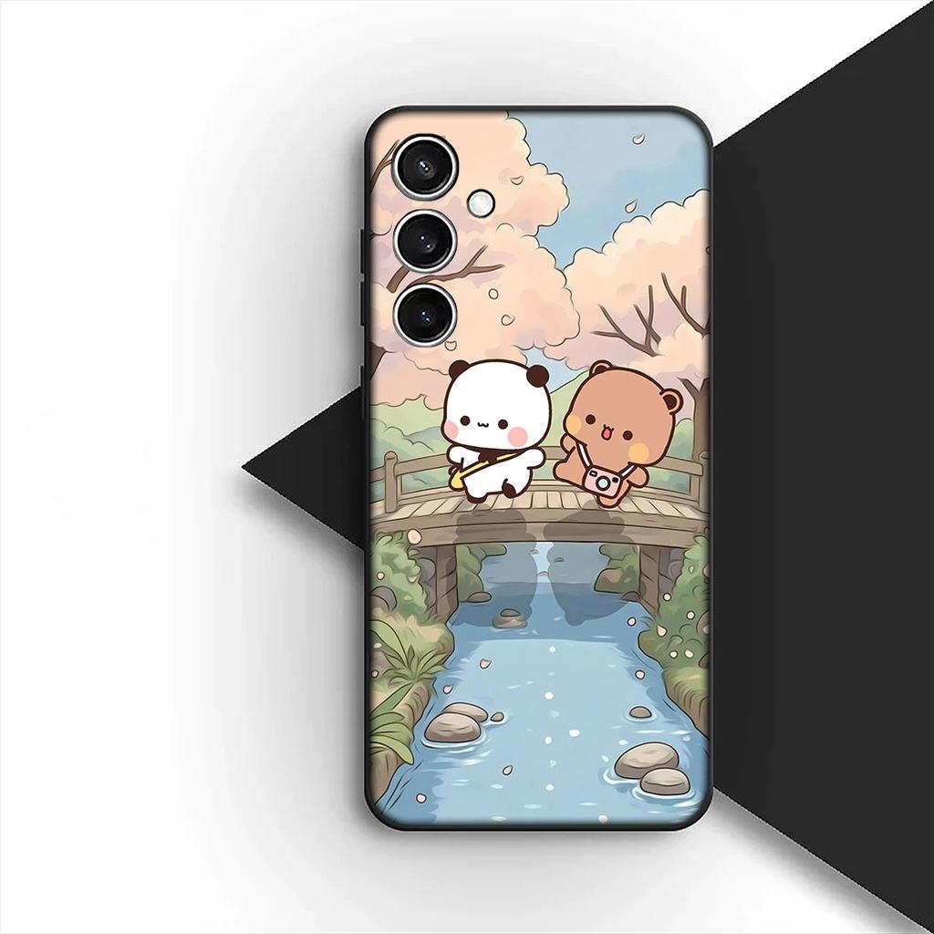 Casing for Apple iPhone 17 Pro XS Max Air 6 7 8 Plus 5 + SE 2022 SE2 16E Phone Cover Soft Case Bubus Panda Cartoon Bear Dudus