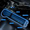 Cross-Mirror Car Seat Gap Storage Box with Ambient Light & Multifunction Charging