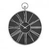 Hometime Silver Aluminium Wall Clock 32cm
