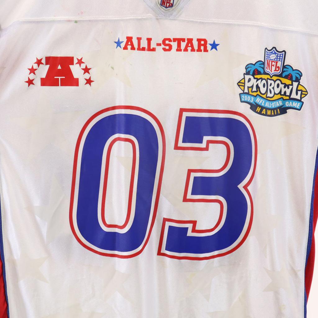 Reebok Рубашка с коротким рукавом L Белая система НФЛ Футбол Мужская Б/у