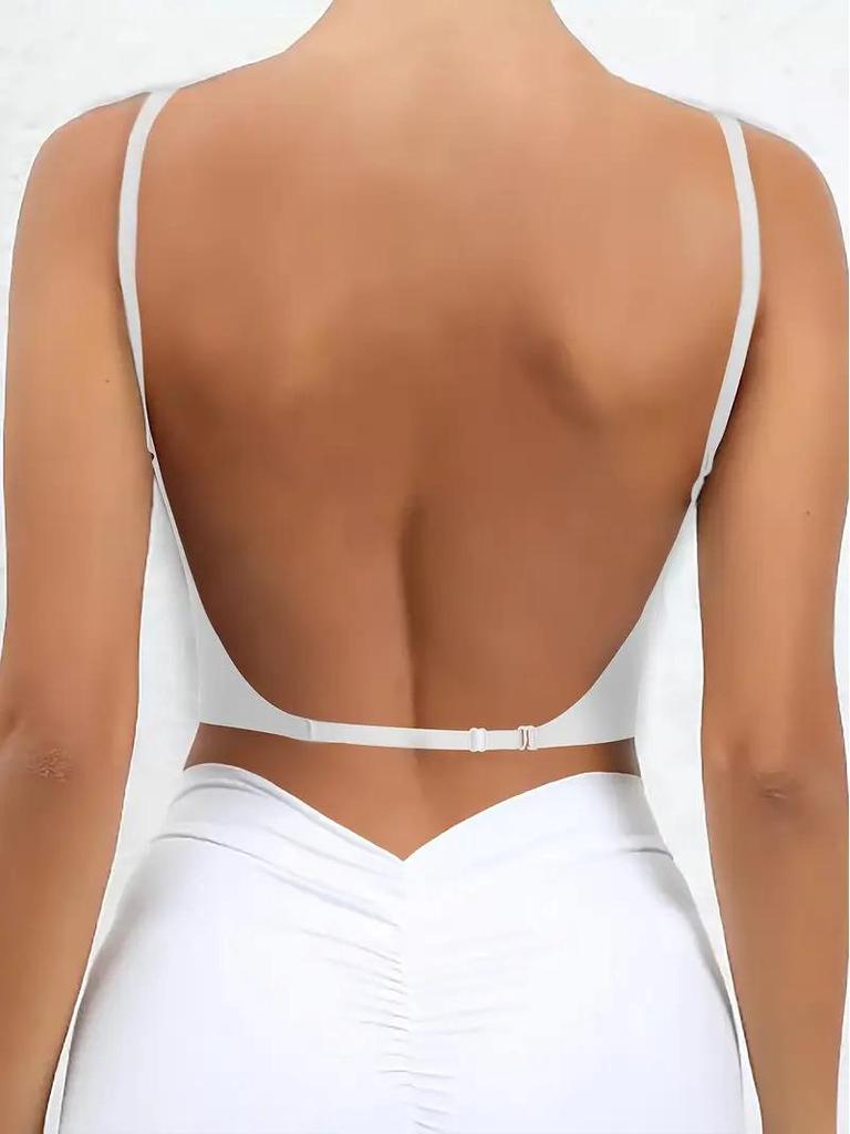 8-цветный бюстгальтер пуш-ап Temu с глубоким U-образным вырезом на спине и множеством способов ношения