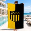 Penarol Football Club Emblem Beach Towel, Quick-drying, Easy to Care for, Suitable for Both Fitness and Beach Vacations,Sports Essential