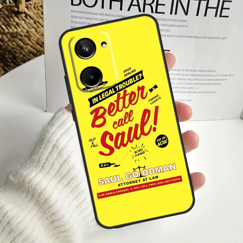 Better Call Saul Case For Realme 9 10 11 12 Pro Plus GT5 GT Neo5 C21Y C25s C30 C31 C33 C35 C51 C53 C55 C67