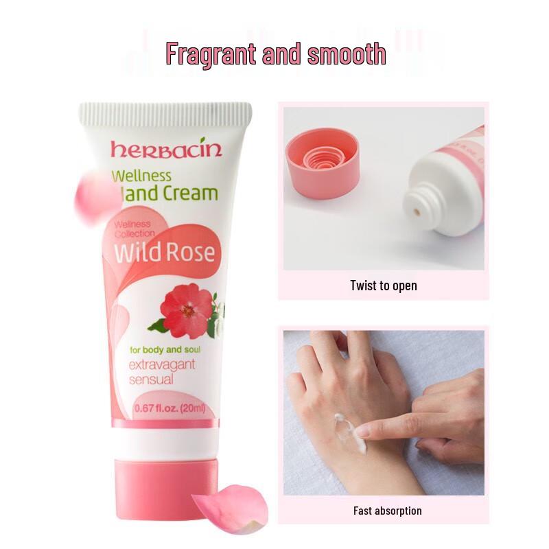 HERBACIN German Chamomile Rose Classic Hand Cream