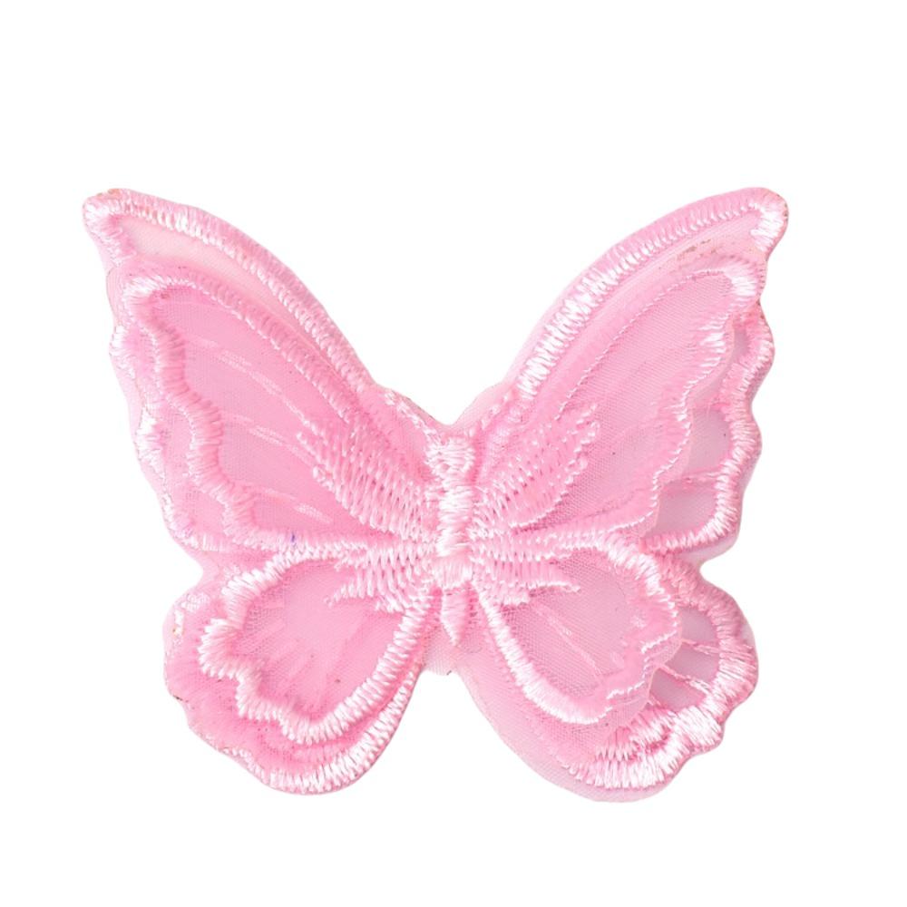 20 шт. бабочка из шифона Dreamy 6 см швейные ремесла украшения дизайн одежды материалы