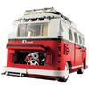 PCS Technical T1 Camper Van Bus Car Model Building Blocks Fit MOC 10220 Set Vehicle Assemble Bricks Toys For Boys Girl Gifts