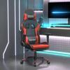VidaXL Massage Gaming Chair with Footrest Computer Chair Armchair Adjustable Backrest and Footrest Office 345458