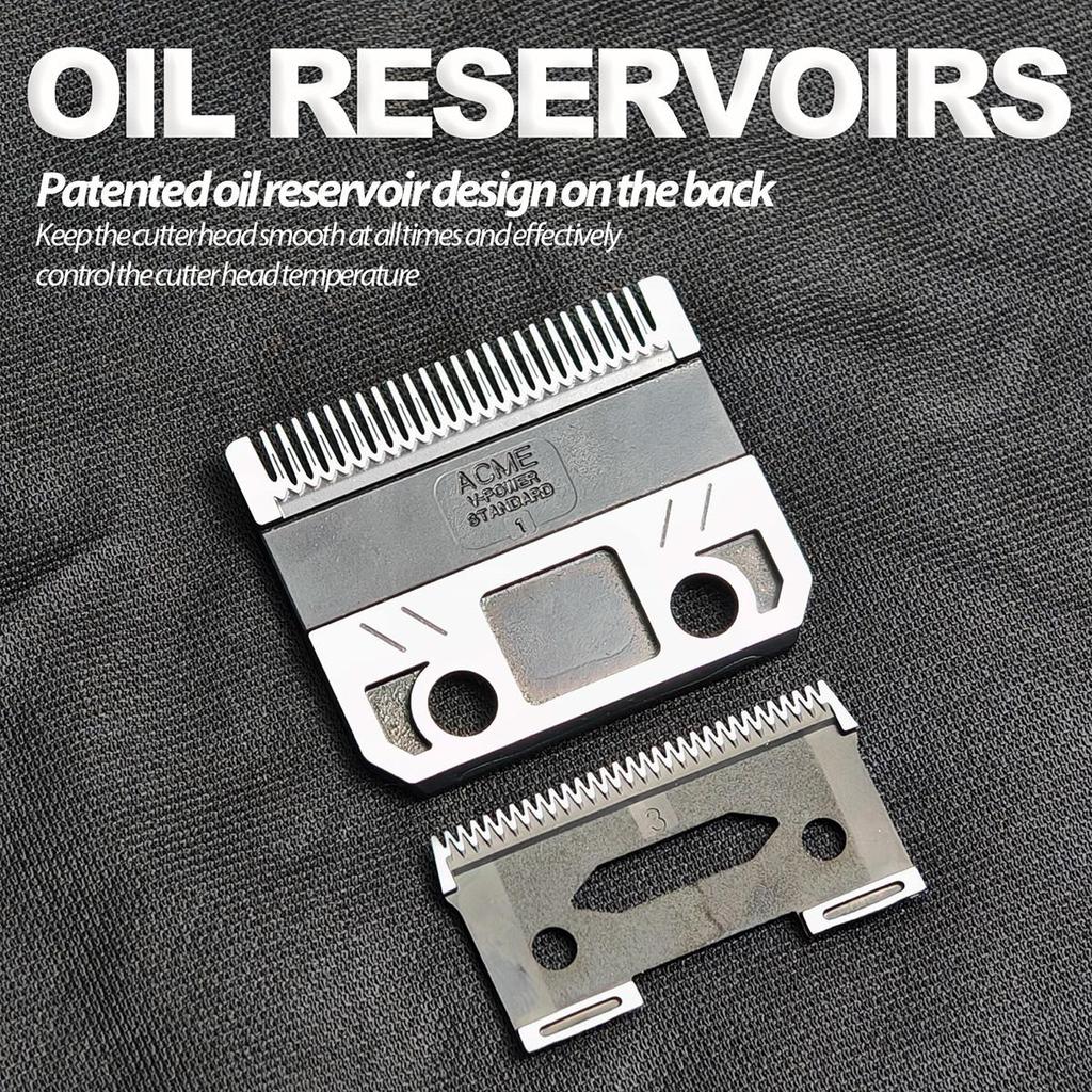 Профессиональная парикмахерская электрическая беспроводная машинка для стрижки волос лезвие BRDCLIP BRD808B процесс порошковой металлургии керамическая режущая головка