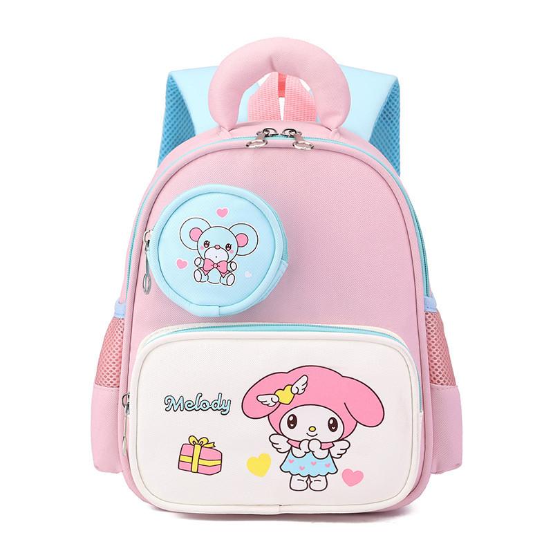 Melody Kuromi Spider Man Kids School Backpack With Breathable Oxford Fabric