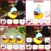 Wind-Resistant Electric Yellow Duck Dashboard Ornament
