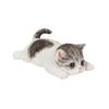 Ubia Lying Down Sabatara White Cat Magnet X X Doll Figure Ornament Animal Garden Decoration Cat 11.4 6.4 4.2cm H20299-16
