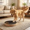 Solid Wood Nail Scratch Pad Rotating Dog Nail File Toy Dog Nail Grinding Pad  Pet Grooming