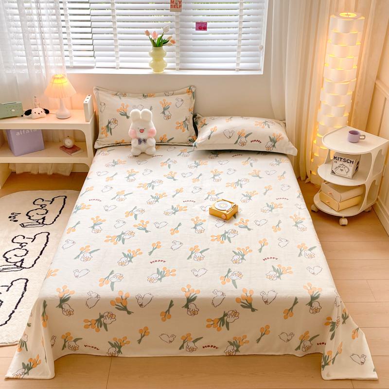 Постельное белье в цветочном стиле, бархатная простыня, плоская простыня для зимы, теплое постельное белье, простыни, приятные к коже, sabanas para cama (Нет наволочки)